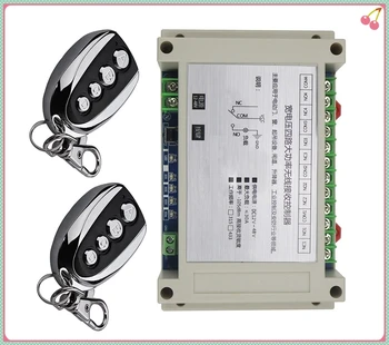 

wide voltage DC 12V 24V 36V 48V 4CH RF Wireless Remote Control switch 1 receiver+ 2pcs transmitter 30A relay