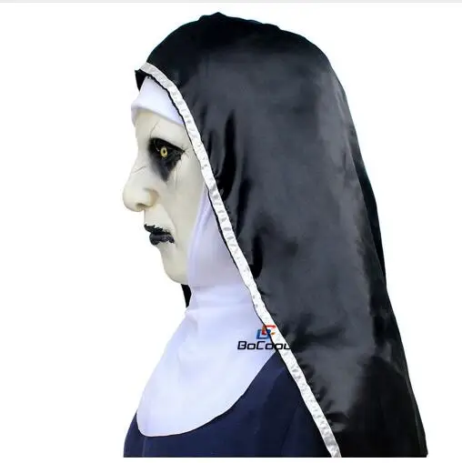 Roolina The monun Valak маска Делюкс латекс страшная полная голова Хэллоуин аксессуары к костюму для Косплей