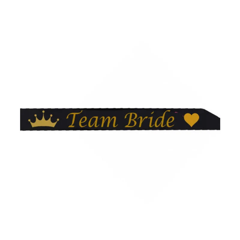 Bride To Be Team Bride Sash Hen Night Girls for Wedding Bridal Shower Decorations Ring Bachelorette Party Supplies DT64 (8)