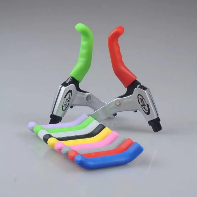

Bicycle V Brake Hand Levers silicone Silica Colver MTB Mountain Road Bike Folding gel handle brake protector sleeves cover