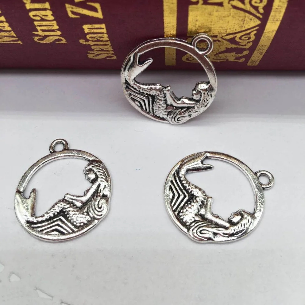 

10 pcs Hot Faishion Mermaid charms Pendants fit DIY Handmade necklace earring bracelet Jewelry Making A-80118