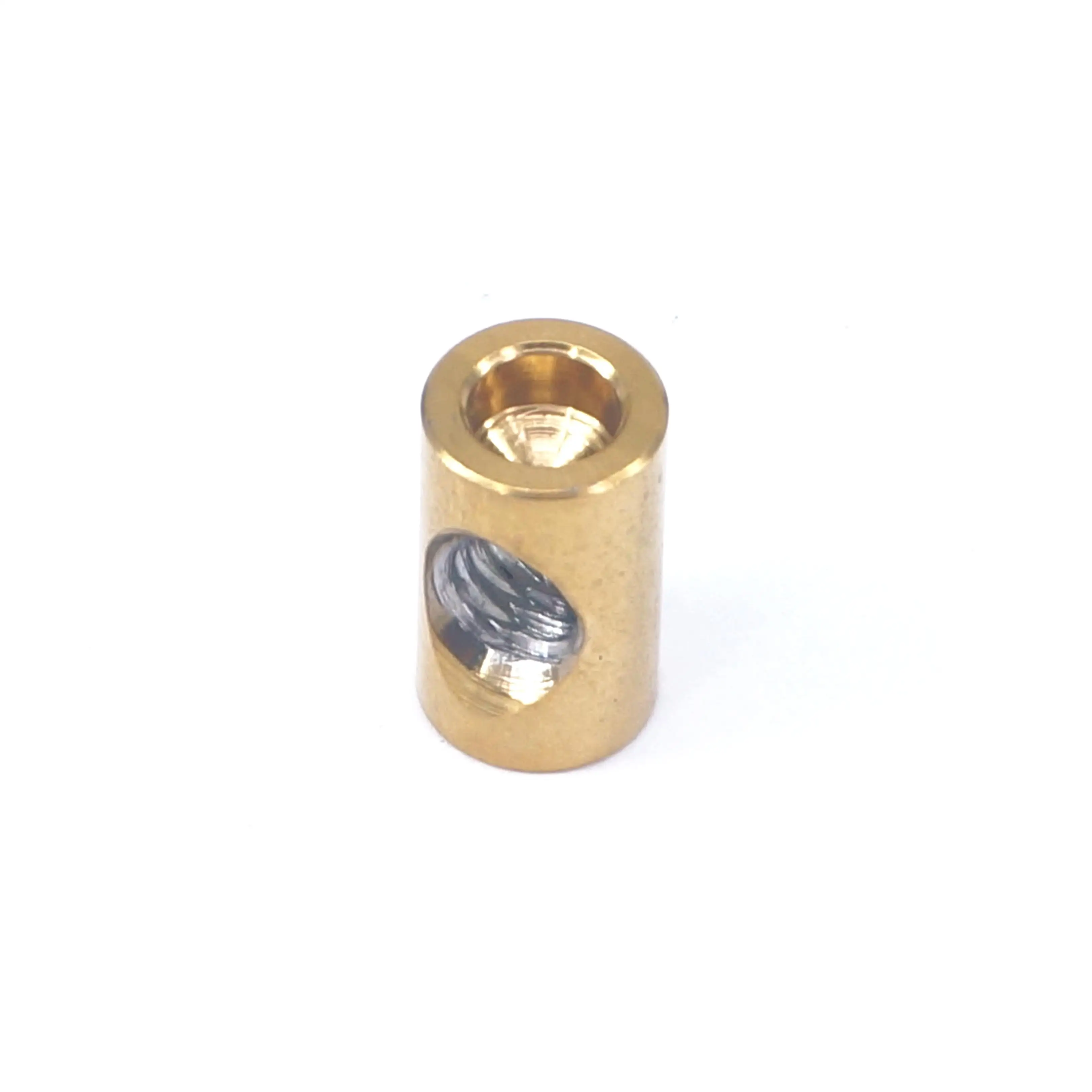 M5 15.5x8.5mm Golden GR5 Titanium Barrel Nut For Bicycle Seat Postin