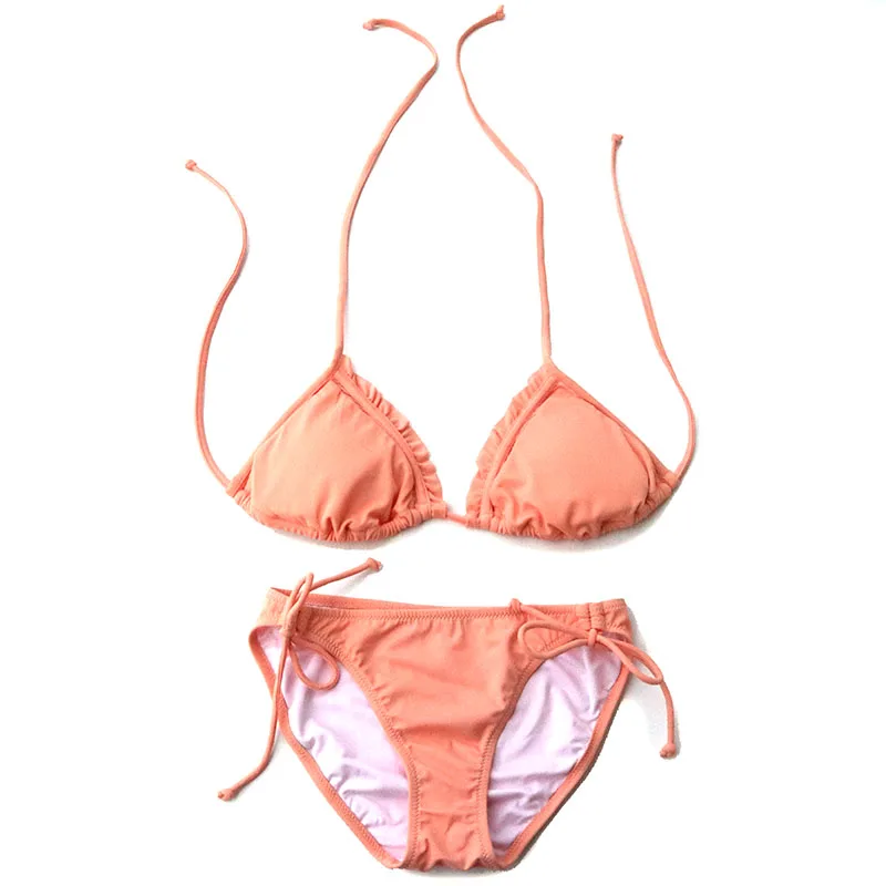 light orange bikini