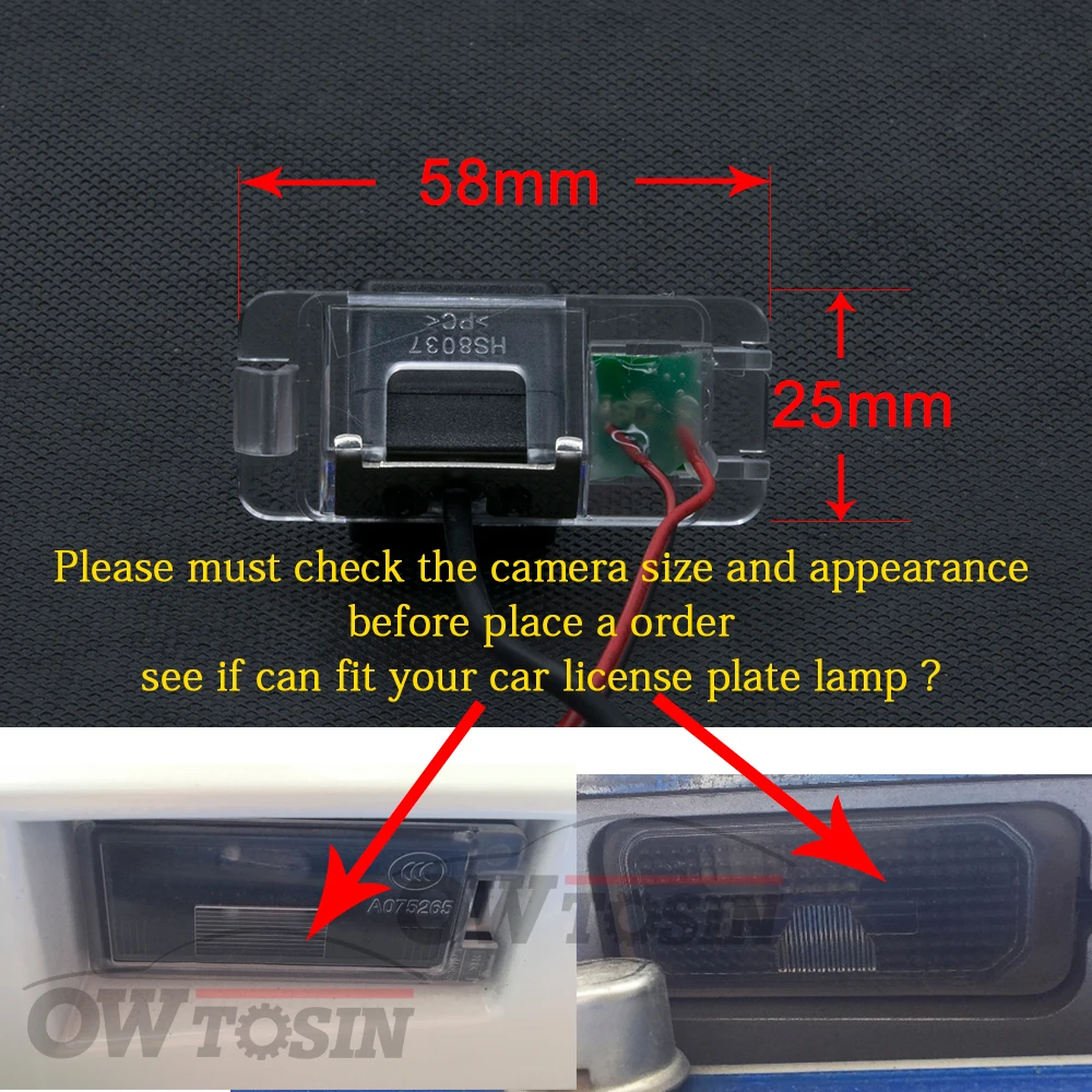 4 LED light Rear View Camera For Ford Focus 2 Mondeo C-Max S-Max Galaxy Fiesta Kuga EcoSport Car Parking LCD Mirror Monitor