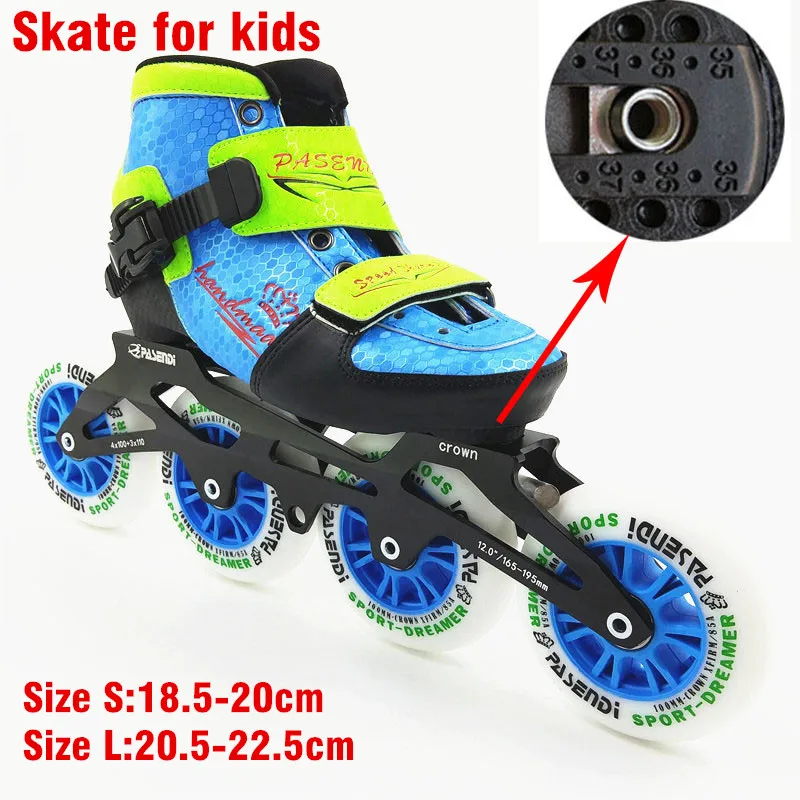 

Kid's Roller Skates Size Adjustable inline speed skate 4x100 4x90 3x100 3x110