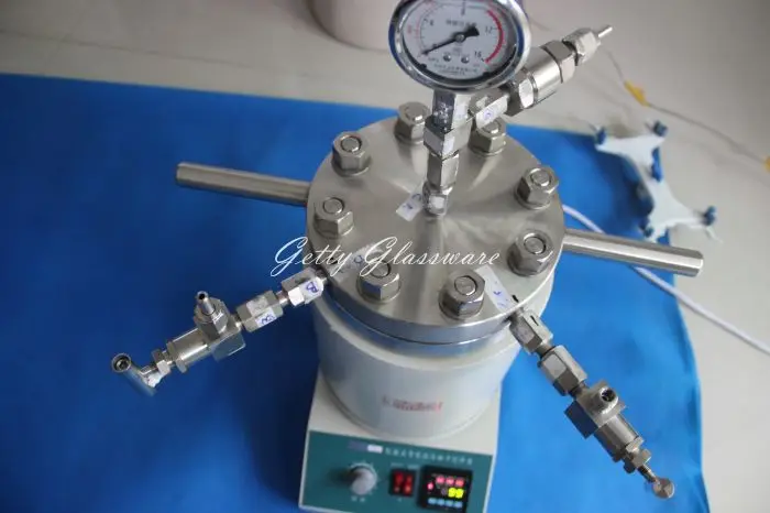 250ml Hydrothermal Synthesis Autoclave Reactor, High pressure digestion tank, with digital setting&controlable heating mantle