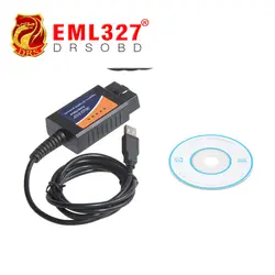 Оптовые OBD/OBDII Obd2 USB ELM327 переключатель автомобиля инструмент диагностики Интерфейс Obd2 сканер ELM327 USB поддерживает все OBD-II протоколы