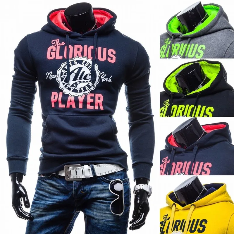 

Man Letter Printing Hoodies Spring Autumn Harajuku Hoody Streetwear Hip-hop Tracksuit Mens Pullover Sweatshirt Plus Size M-XXL