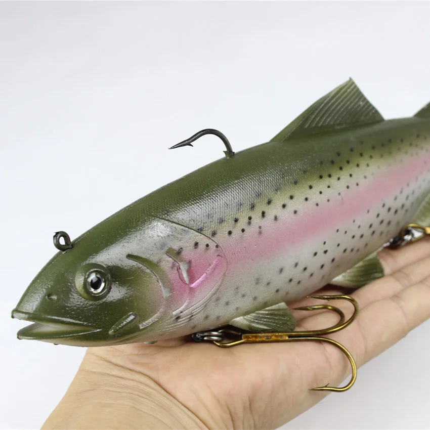 

free shipping 30cm 372g 3pcs/lot swimbait saltwater fishing lure fishing wobbler lure jigging lure fishing tackle soft bait