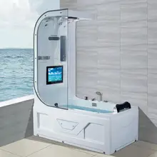 1600 Роскошная гидромассажная Ванна Топ душ ТВ шейный позвоночник массаж Крытый Ванна NS3220