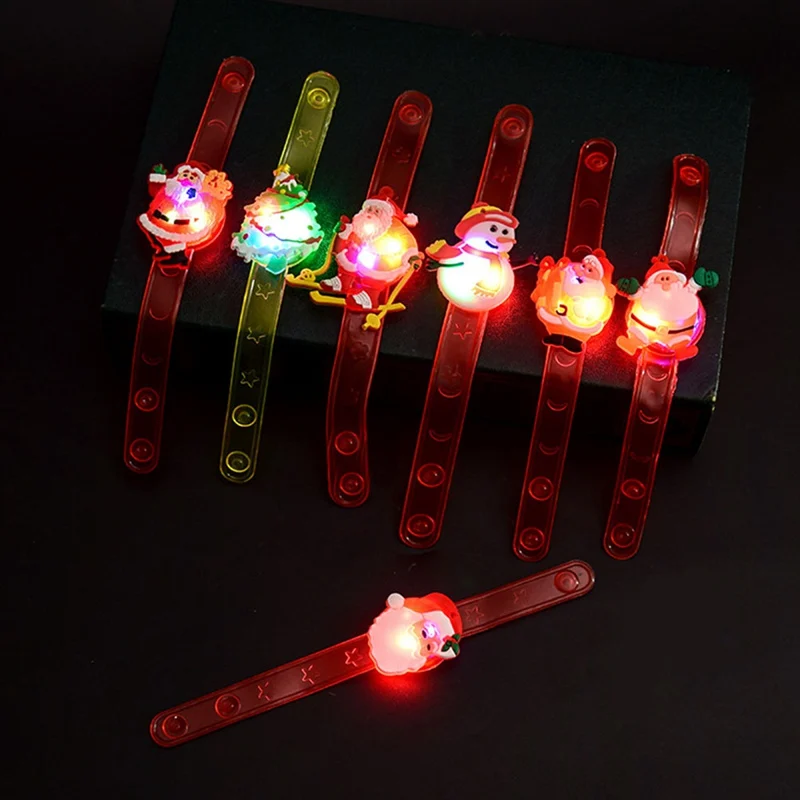 2018 New Christmas Light Up Toys Flashlight Wrist Hand Take Dance Party