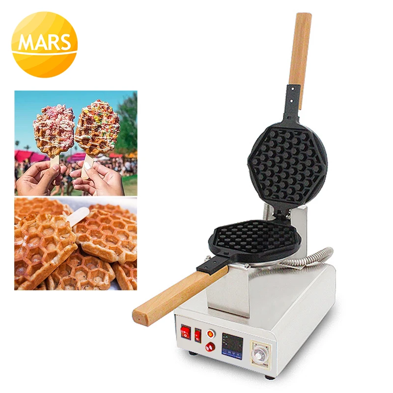 Mars Commercial Electric Shaped Waffle Pops Machine Maker
