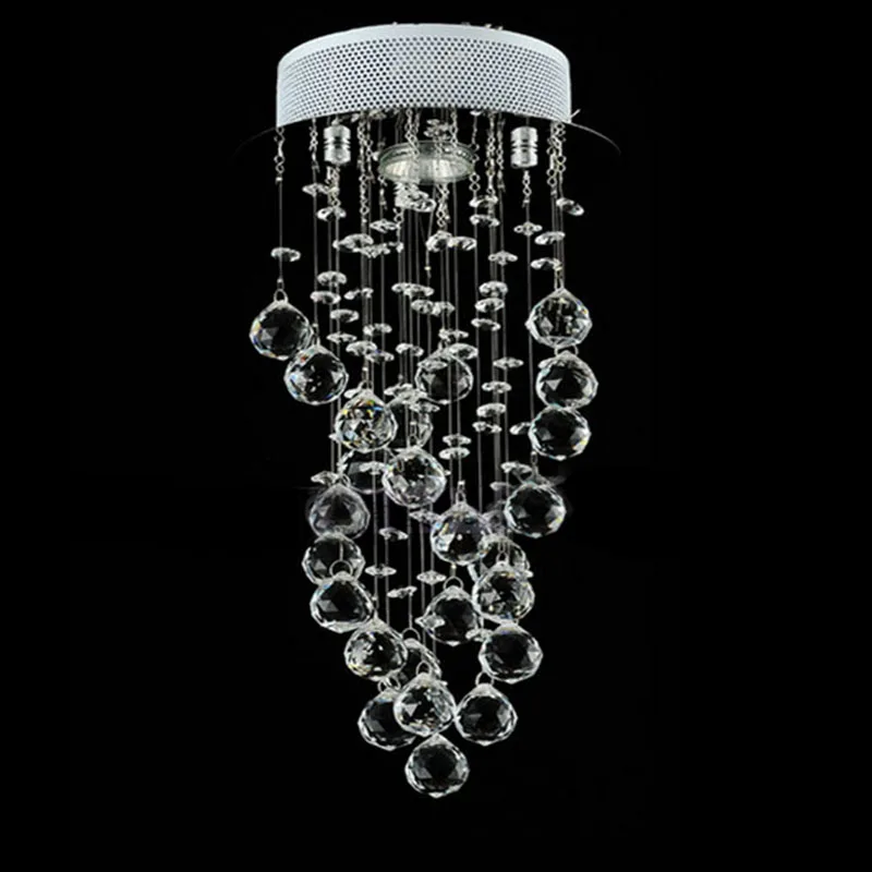 Aliexpress.com: comprar espiral de cristal del techo de luz ... Lamparas modernas de techo espiral
