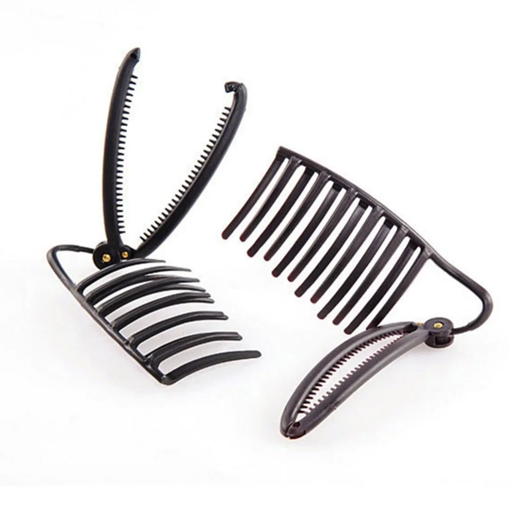 1 PC Magic DIY Hair Styling Twist Maker Tools Black Plastic Hair Updo Bun Comb Clip For Women