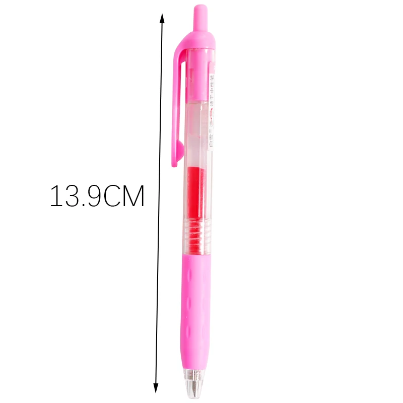 1 шт. канцелярские принадлежности 0,5 мм пластиковая быстросохнущая гелевая ручка для печати школьные канцелярские принадлежности для студентов 10 цветов чернильная ручка