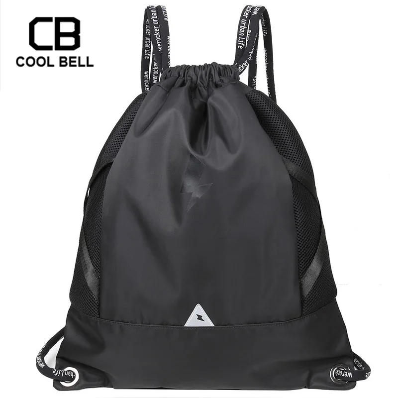 

Casual Men Small Backpack Sports Fitness Bag Nylon Waterproof Backpack Men Black Basketball Bag Students School bags