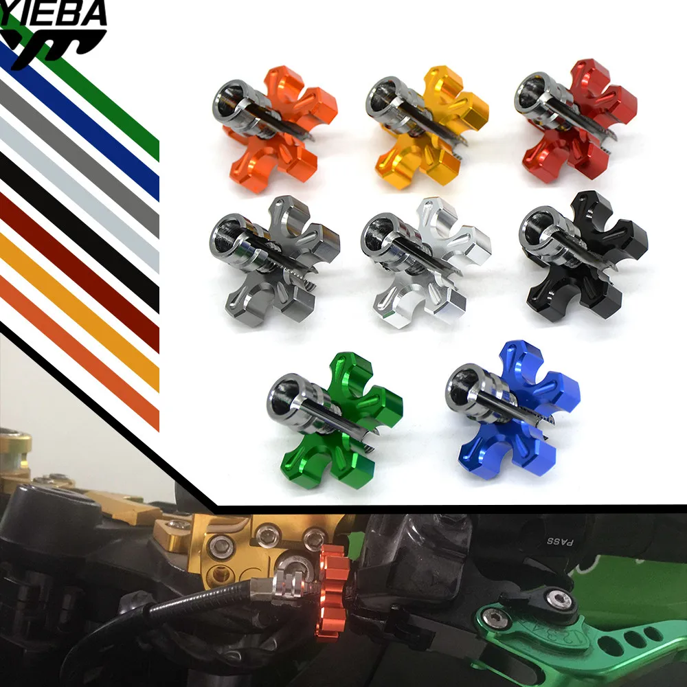 M8 M10*1.25 Motorcycle CNC Clutch Cable Wire Adjuster Screw For YAMAHA YZF R1 R6 05-12 YZ426F/450F 01-07 For Suzuki 250 SB 02-06