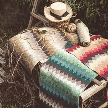 Килим твердый хлопок марокканский ковер для гостиной геометрический белый черный индийский ковер Богемия Полосатый современный коврик дизайн скандинавский стиль