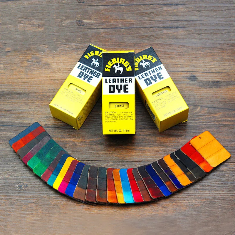 

Vegetable Tanned Leather Dyeing Tools Import From America Leather craft 28 Color 118ml leathercraft supplies
