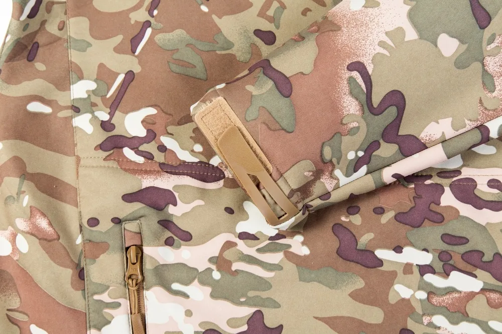 AFS JEEP зимняя флисовая тактическая Униформа мягкая оболочка камуфляжная тактическая куртка охотничья одежда Военный Тактический костюм наборы