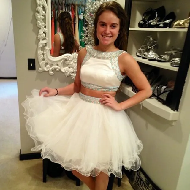 prom dresses puffy short