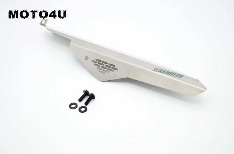 

MOTO4U Chain Guard Protection Stainless for DUCATI Scrambler 800 Silver