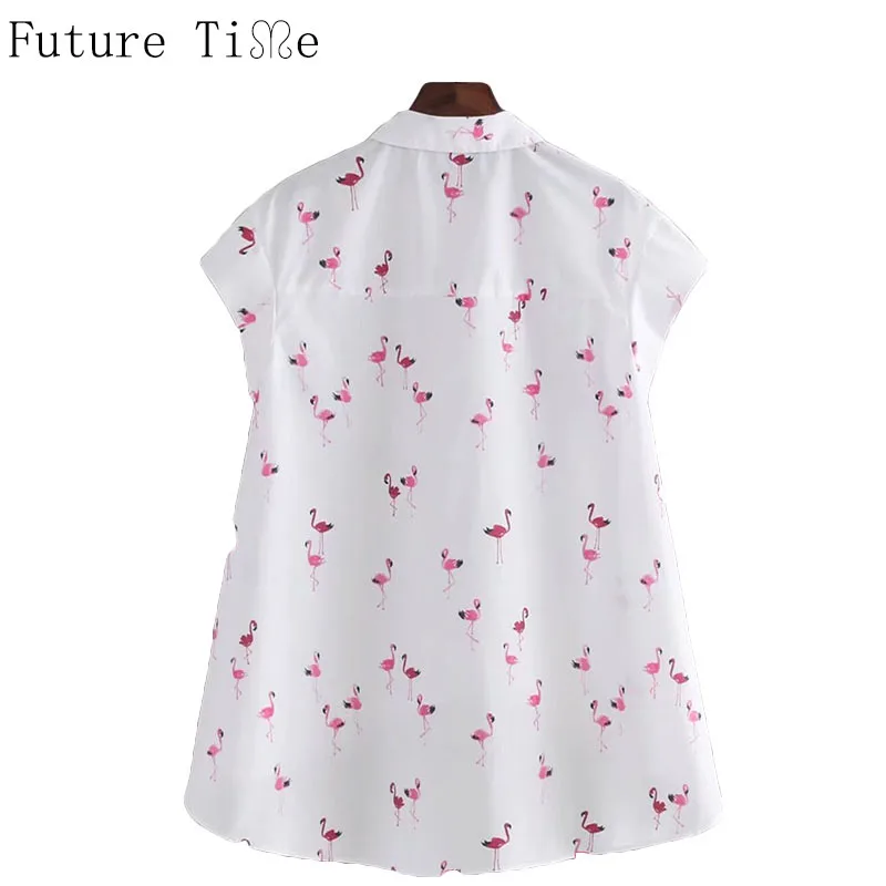 Женский топ Фламинго Future Time розовая Асимметричная блузка с коротким рукавом и
