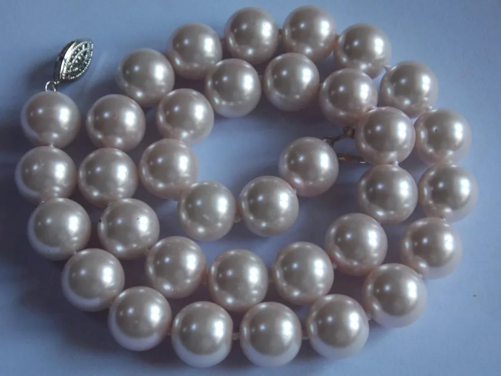 

Jewelr 005066 Lovely 12mm South Shell Sea Pearl Necklace 18''AAA 5pc