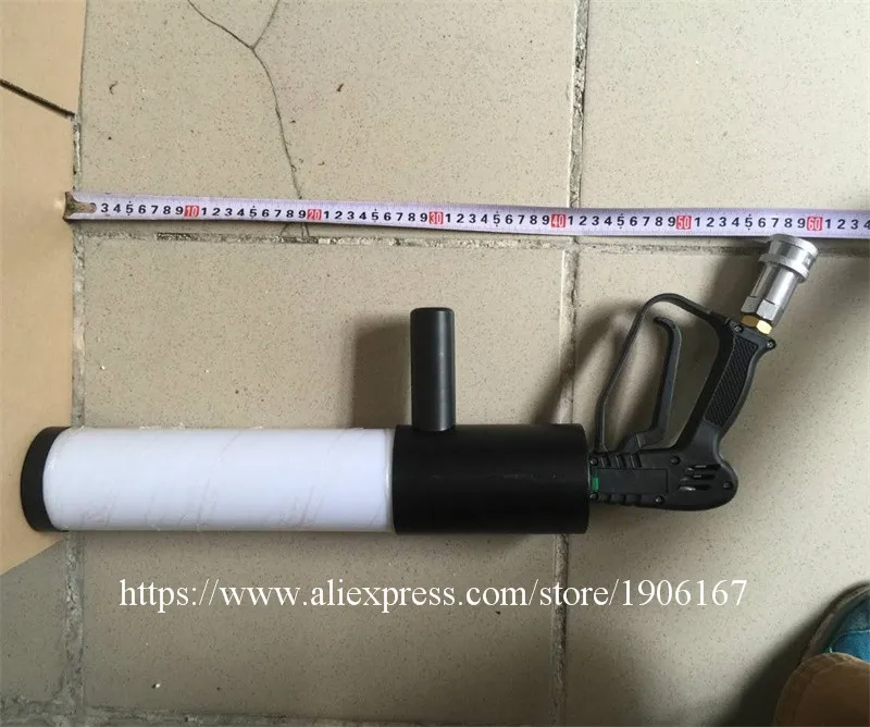 Handheld Led co2 gun cryo LED CO2 Jet machine Pistol Special Effects co2 Cannon guns free co2 gas hose9