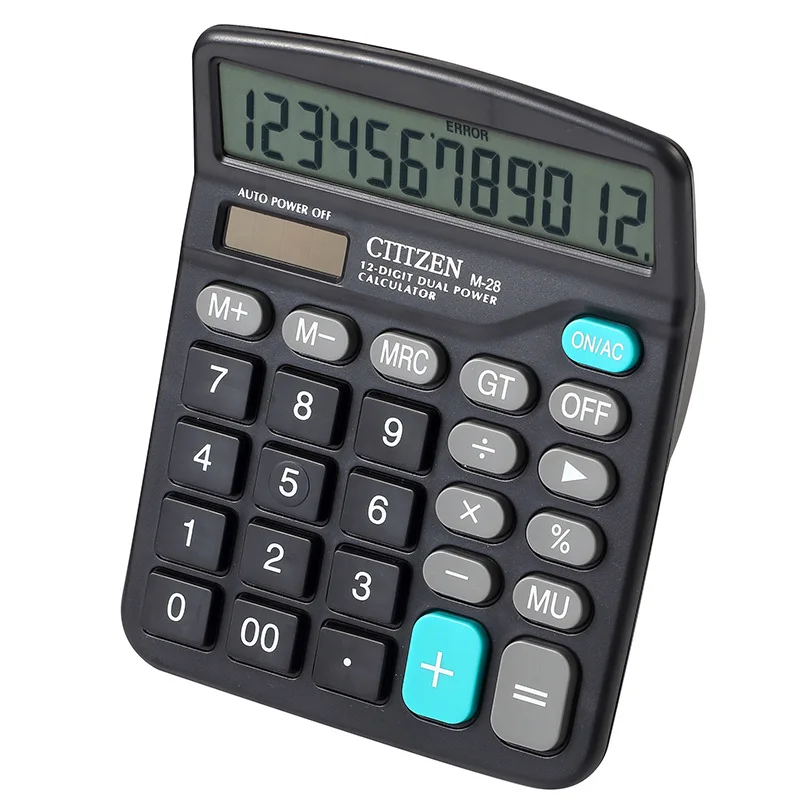 M28 Electronic Calculator with 12 Digit Large Display ...