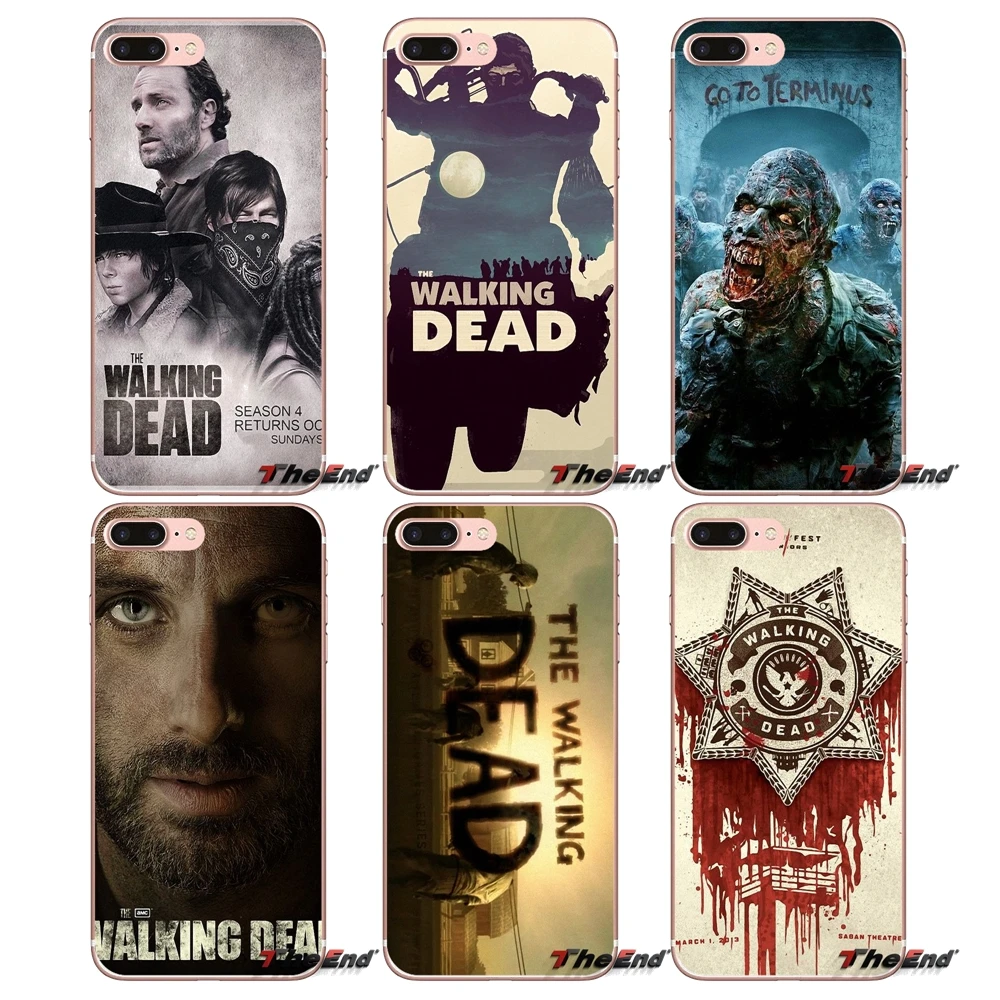

For Huawei Honor 4C 5X 5C 6X Mate 7 8 9 Y3 Y5 Y6 II 2 Pro G7 G8 P7 P8 P9 Lite 2017 Awesome The Walking Dead game TPU Soft Cover