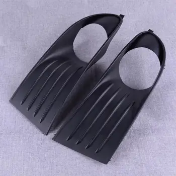 

beler 2PCS Left &Right Front Bumper Fog Light Grille Cover Trim 5178285 5178284 Fit for Dodge Journey 2009 2010 2011 2012 2013