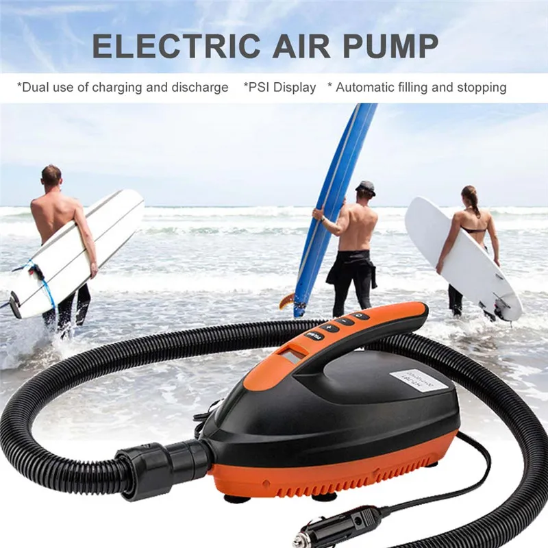 DC 12V Electric Inflatable Pump Electric Air Pump Inflate Deflate Pump