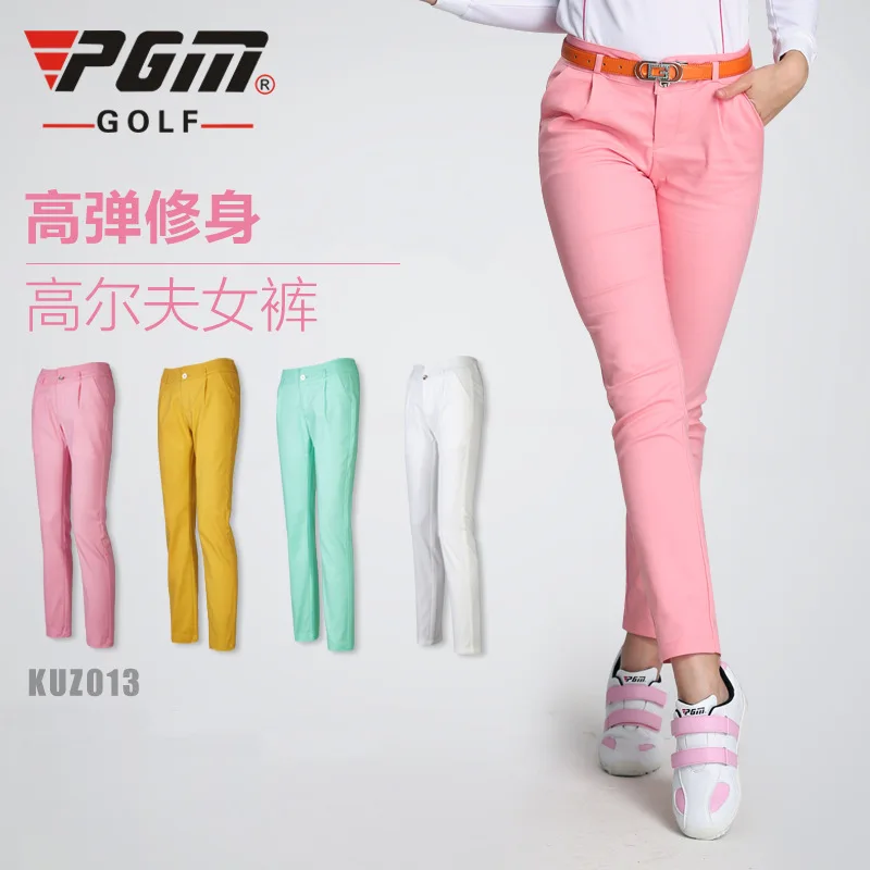Empfohlen 8OYhm The new PGM womens pants candy color high velocity air dry golf pants sports trousers freeshipping