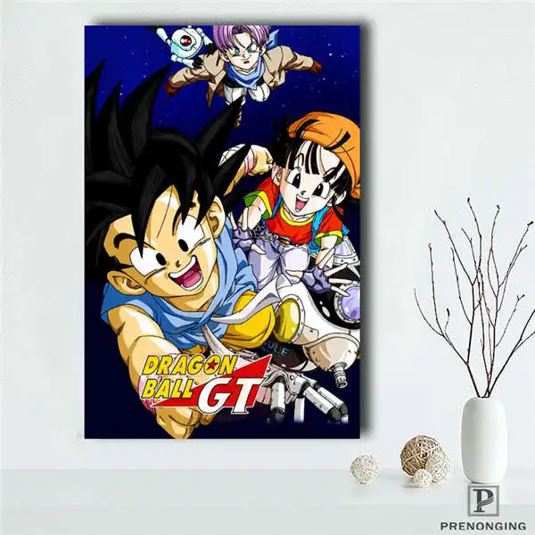 Съемная Фреска домашний декор es плакат топ продаж Dragon Ball Z Гоку аниме плакат#190114s07 - Цвет: Белый