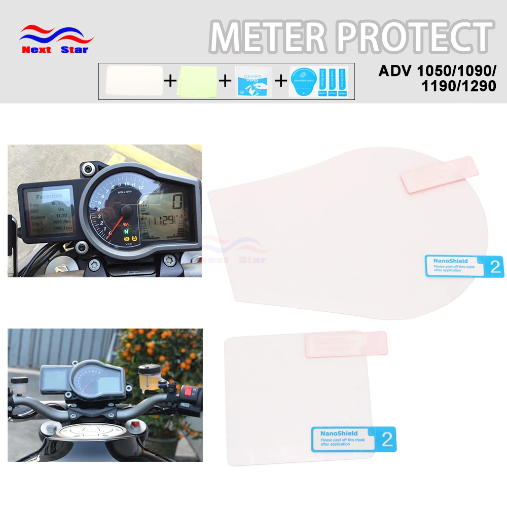 Мотоцикл Экран протектор Метр стол защиты для KTM RC8 RC8R супер ADC 1050 1090 1190 1290 Duke 690 690R 200 390 2008 - Цвет: ADV 1050