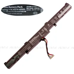 14 4v A41n1611 A41lp4q Battery Untuk Asus Rog Strix Gl753v Gl752vw Fx53vd Gl553vd Gl553vd Gl553vw 2d Laptop Batteries Aliexpress
