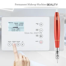 1 набор, профессиональная машинка для татуировки, наборы, цифровая машина для перманентного макияжа, бровей, губ, глаз, МТС, питание с микро иглами