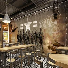 Free Shipping Movie posters camouflage soldiers military large mural wallpaper wallpaper KTV Restaurant Bar Cafe
