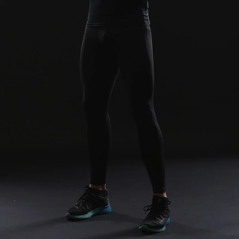 

Leggings Men Compression Tights Pants Skinny Elastic Slim Fitness Trousers Male Clothing