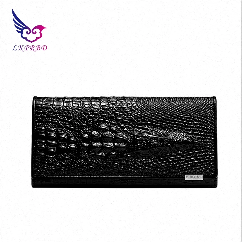 

LKPRBD 2018 New Women Wallets Genuine Leather High Quality Long Design Clutch Cowhide Wallet High Quality Fashion Female Purse