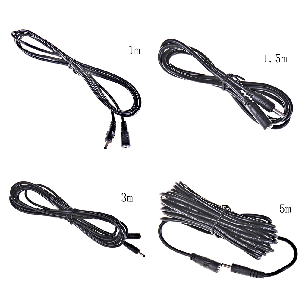 1 шт 10ft 1/1. 5/3/5 метров DC 5V удлинитель Мощность кабель 3 5*1 35 мм для Умное