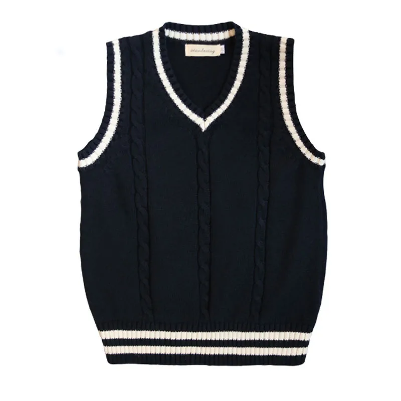 

Preppy Style Sleeveless Sweater For Girls And Boys 2019 Kids Clothes Pullover Spring & Autumn Casual Cardigan Children Sweaters