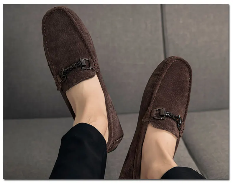 GLAZOV Brand Spring Summer Hot Sell Moccasins Men Loafers High Quality Genuine Leather Shoes Men Flats Lightweight Driving Shoes