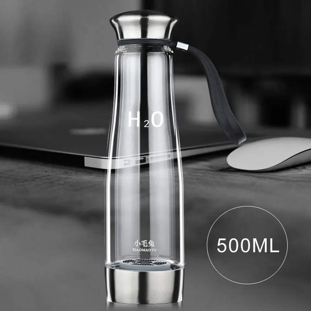 

XIAOMAOTU 3rd Generation 500ML Hydrogen Generator Water Bottle Smart Touch Hydrogen Rich Ionizer Water Bottle Rechargeable