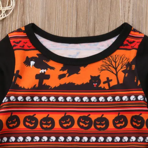 Newborn Kids Baby Boy Girl Halloween Party Romper Fancy Costume Jumpsuit Toddler Kid Cotton Long Sleeve Rompers Playsuit Clothes
