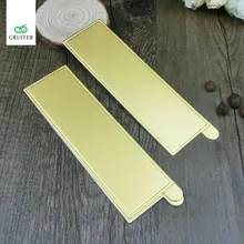 Специальное предложение 100 шт. утолщаются Золотой небольшой площади торт Бумага торт мусс карты База лоток держатель для выпечки аксессуар для выпечки Инструменты hk-2