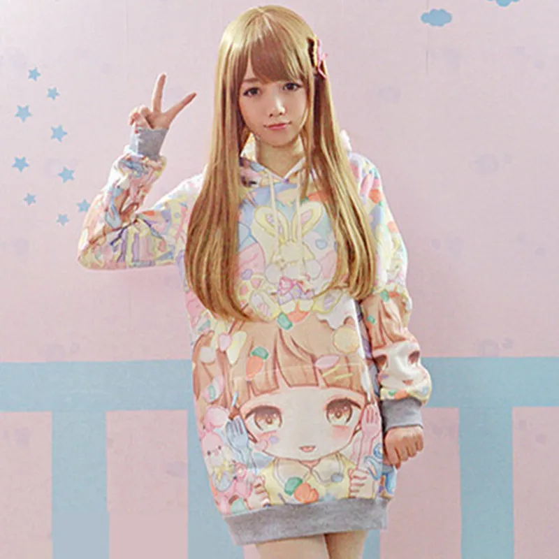 2016 new Autumn Lolita Hoodies Women Cute Hot Japan Students/Young ...