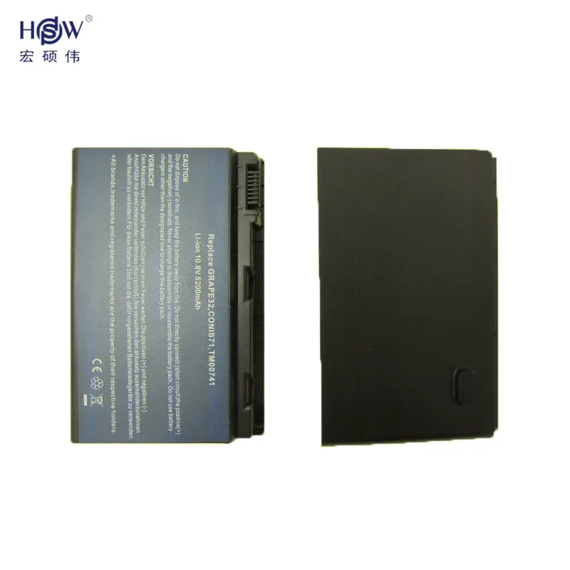 HSW 5200 мАч Батарея CONIS71 для ACER Extensa 5210 5220 5230 5420 5610 5620 5630 7220 7620 TravelMate 5230 5320 5520 5530 5710