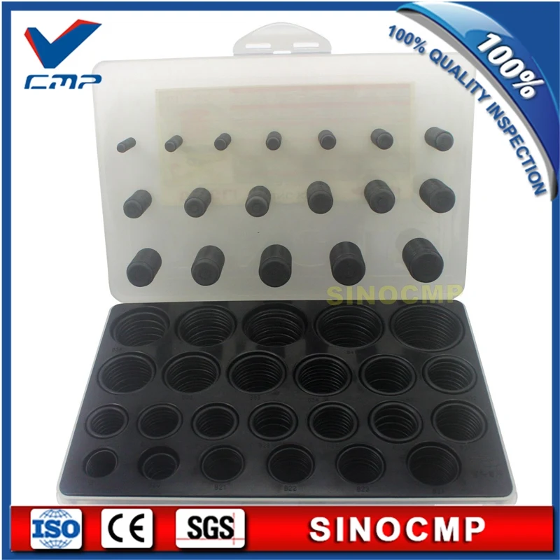 666PCS O-Ring Box Oil Seal Gaskets For Excavator Hyundai R60 R200-5 R210-7 R215 (5)